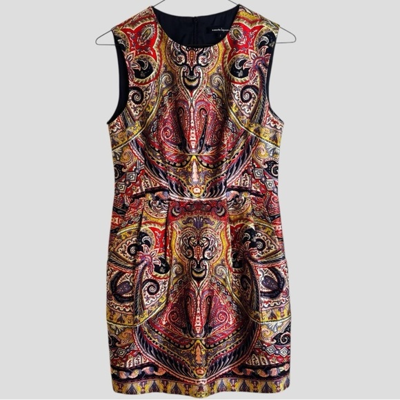 Nanette Lepore Silk Gotham Stakes Dress ASO Lucy Hale in Pretty Little Liars - Picture 3 of 10